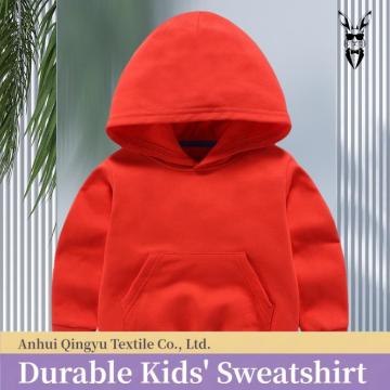 Veste à capuche unie d'automne pour enfants