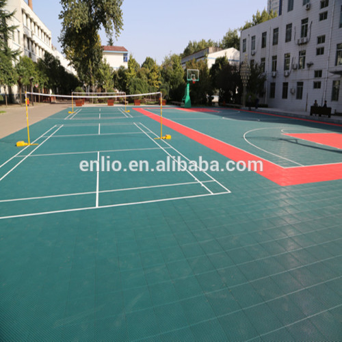 Suelo de pista de tenis entrelazado al aire libre de PP