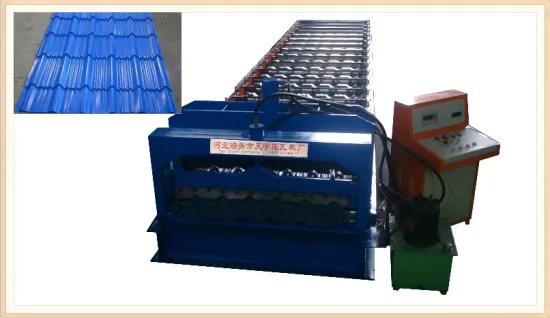 High Quality Glazed Roof Tile Roll Forming Machine