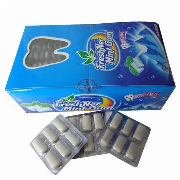 Xylitol chewing gum candy