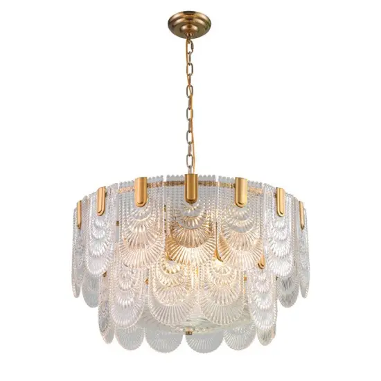 INSHINE Modern Brass Abstract Pendant Light