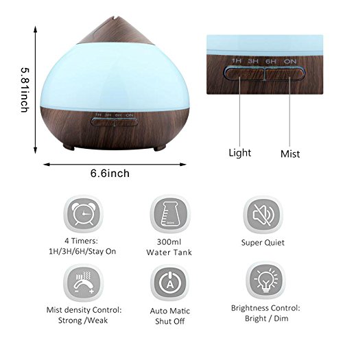 300ml Unique Ultrasound Oil Aroma Diffuser, Bossgoo.com의 고품질 300ml ...