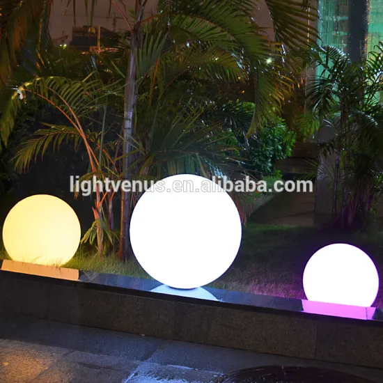 2016 outdoor IP67 led light up round swimming pool balls