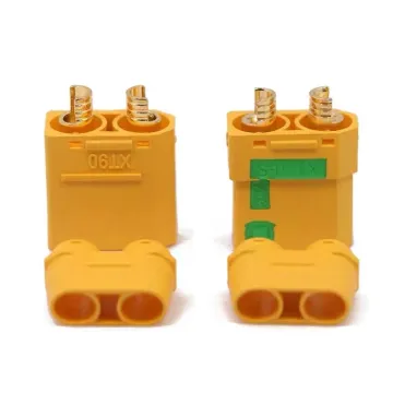 Amass XT90 Anti Spark Connector XT60 Yellow XT60 Antiskid T-plug Connectors For Battery