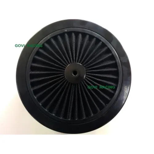 Schwarzer 9 -Zoll -Automobilfilter 9in Top -Kappe