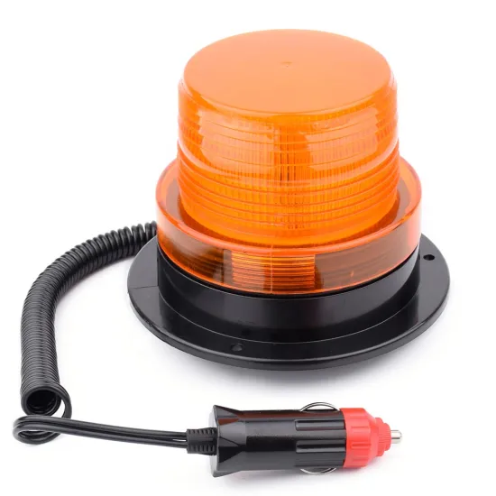 DC12V Emergency Caution Warning Rotating Strobe Beacon Light with Magnetic Base