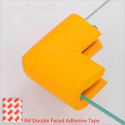 4pc/lot U Shape Corner Protector Baby Safety Soft Edge Guards Infant Glass Table Edge & Corner Guards With 3M Sticker