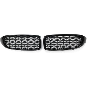 BMW 4 Series F32 Gloss Black Diamond Line Single Slat Front Grille