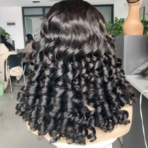 Mayqueen Wholesale180% 200% Density loose  12aRaw Virgin Cuticle Raw Unprocessed Hair Funmi Hair Wig Double Drawn hd Lace Wigs
