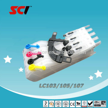 LC103 LC105 LC107 refillable ink cartridge for Brother printer MFC-J4410DW, MFC-J4510DW, MFC-J4610DW