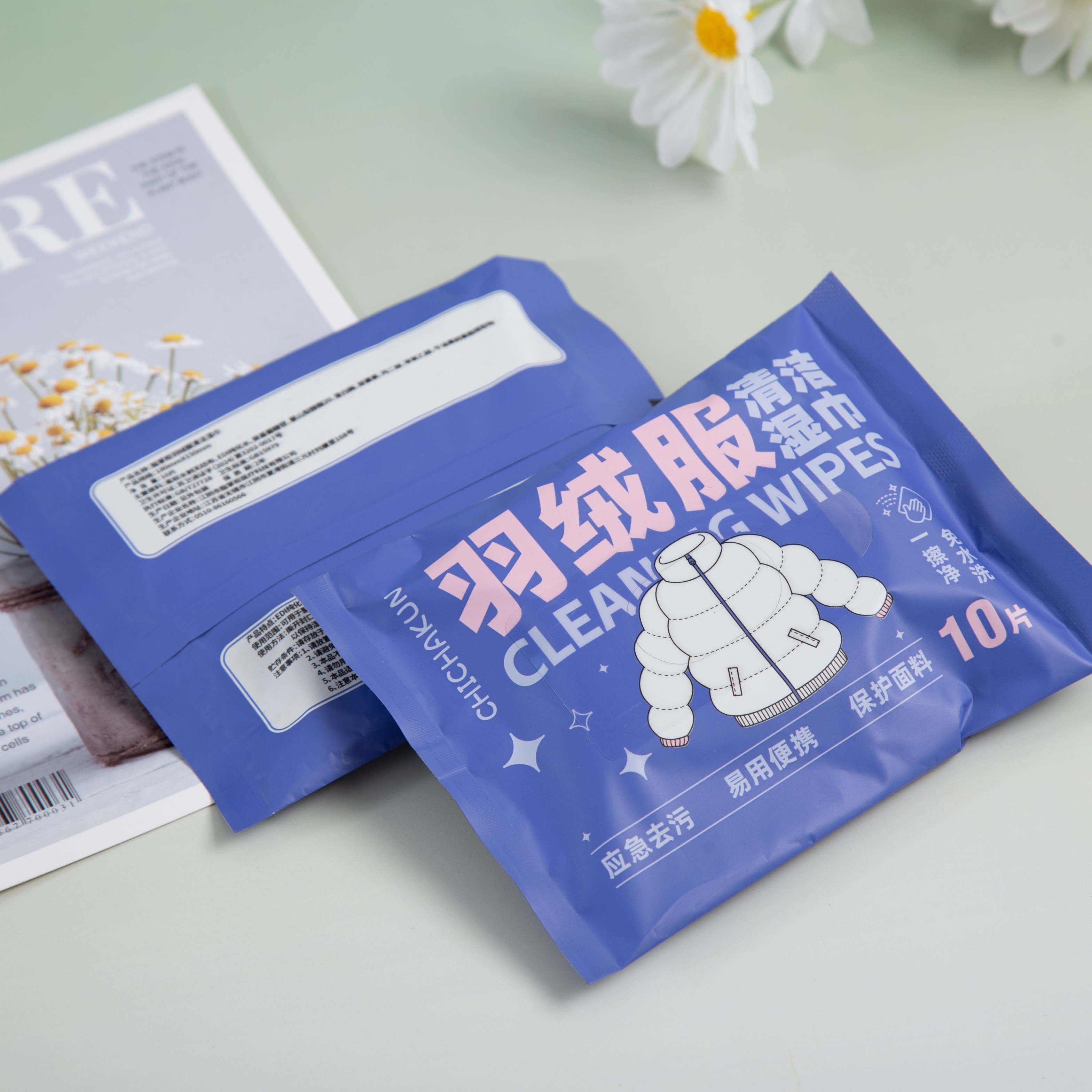 Down Jacket Cleaning Wipes