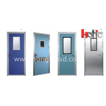 Hermetic airtight operating sliding hospital door