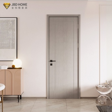 Custom Modern Acoustic Engineered Wood Interior Door with Natural Veneer | JBDHOME