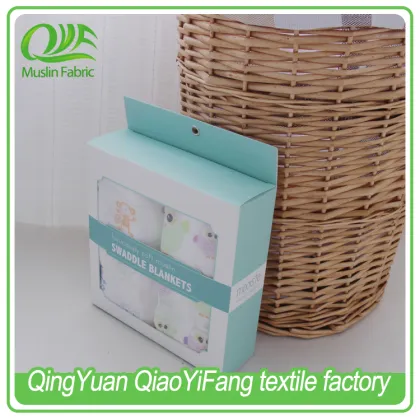 Perfect Baby gift, blanket set baby muslin swaddle blanket