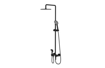 Black Rain Shower Head with Handheld