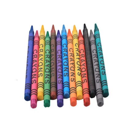 Art Manufacturer Soft Wax Crayon Pencil for Coloring Books