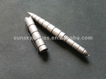Tactical defense pen with breaker tip