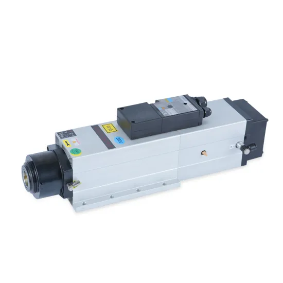 Factory Direct 4.5KW ISO30 Square Type GDL Fan-Cooled Spindle Motor with 400-800Hz Speed Range and 12,000-24,000rpm, Equipped with Air Cooling and ATC System