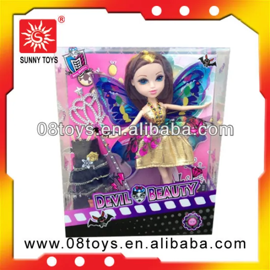 Plastic butterfly toy fairy