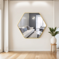 Gold Hexagon Wall Decor Hanging Mirrors