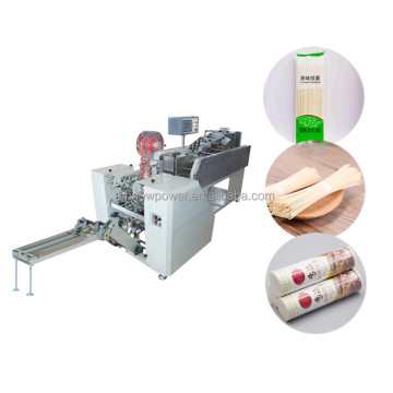 Macchina di imballaggio di spaghetti automatici: pesatura e raggruppamento della pasta secca per noodles di riso