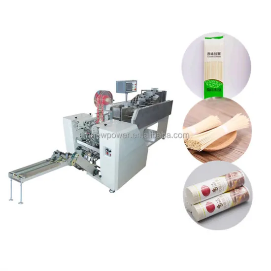 Automatic Spaghetti Packaging Machine: Dried Pasta Weighing and Bundling for Rice Noodles
