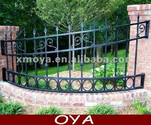 iron square tube gate galvanized chain link construction pool fence pickets