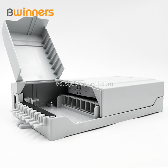 Caja blanca de terminación de fibra óptica para exteriores de 16 puertos Ip54