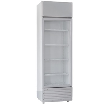 Direct Cooling Single Glass Door Beverage Upright Chiller