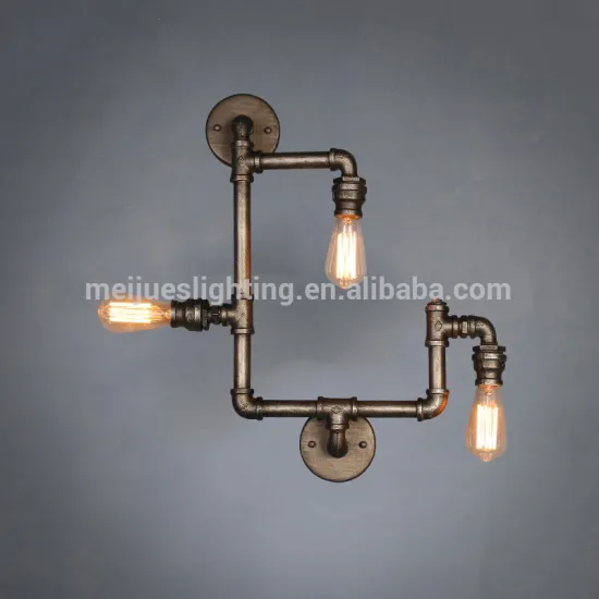 decorative vintage industrial pine wall lamps creative retro antique water pipe lamps inndoor wall lamps