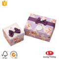 Custom paper gift packaging box with lid