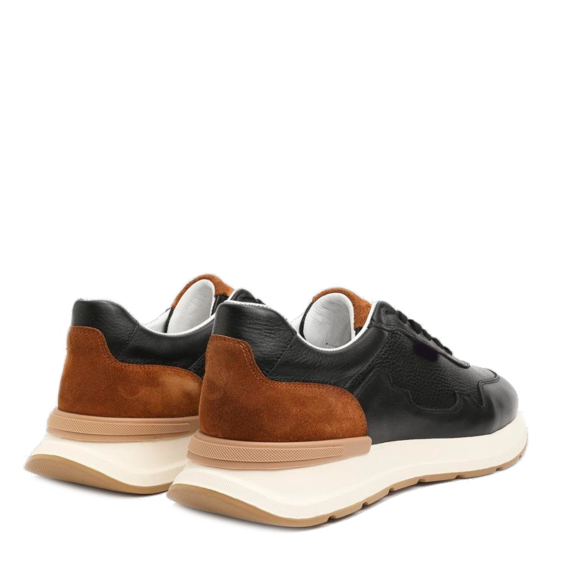 Trendy Men's Fashionable Leather Sneakers