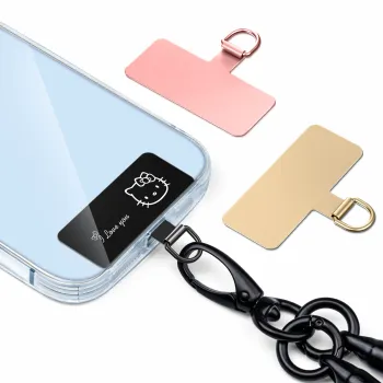 Custom Logo Stainless Steel Anti-Lost Lanyard with D-Ring for Phones