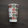 Copos de papel para bebidas frias PE PLA elegantes de 20 onças
