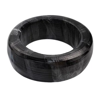 Black Jacket 0.75mm to 3mm End Glow Optical Fiber Optic Cable for RGB Colorful Light