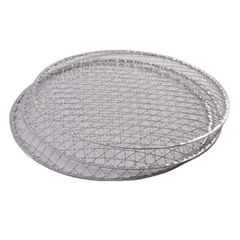 Customized Round Galvanized Stainless Steel 304 BBQ Net for Camping