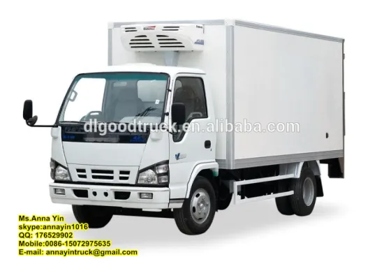 Japan brand 600P 4*2 small refrigerator truck Freezer Box Truck frozen refrigerator truck