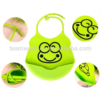 Cute pattern carton design cheap babybjorn soft bib