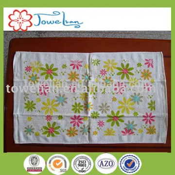 100%cotton cut velvet printed tea towel