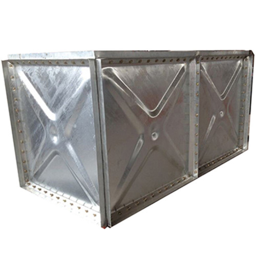 Tangki penyimpanan air panel panel baja galvanis