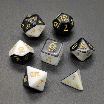 ชุดลูกเต๋า Polyhedral Dice ขอบอะคริลิค