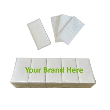 Premium Pocket Facial Tissue Pack of 10 Custom Label
