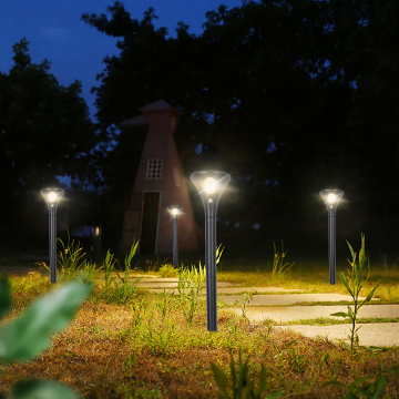 Outdoor Solar Pathway Lights for Garden and Patio Decor - LED Solar Garden Light