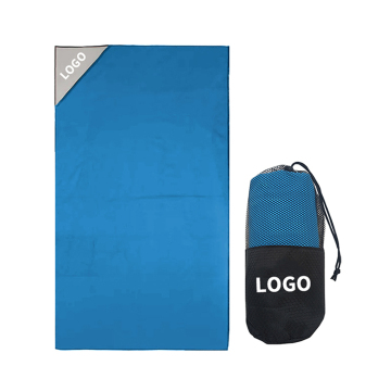 Custom Logo Microfiber Recycled PET PVA Sport Training Towels with Pocket