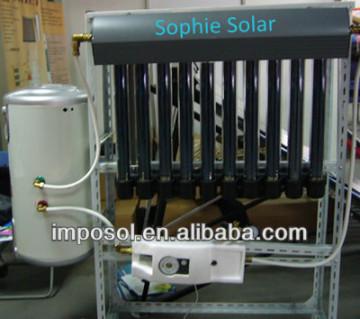 Split solar water collector