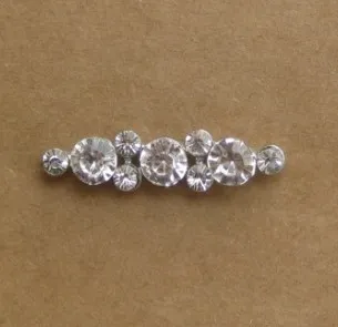 rhinestone diamante banner buckle