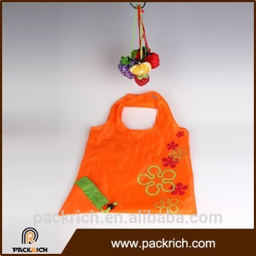 Supermarkets convenience cute polyester folding shopping bag