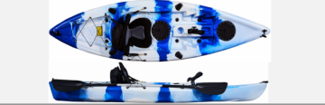 o Inflatable foldable cheap ocean plastic canoe for sale single kayak