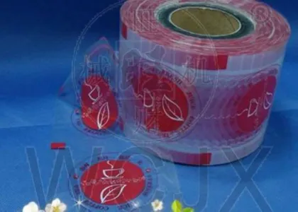 Plastic cup sealing film for cup seal