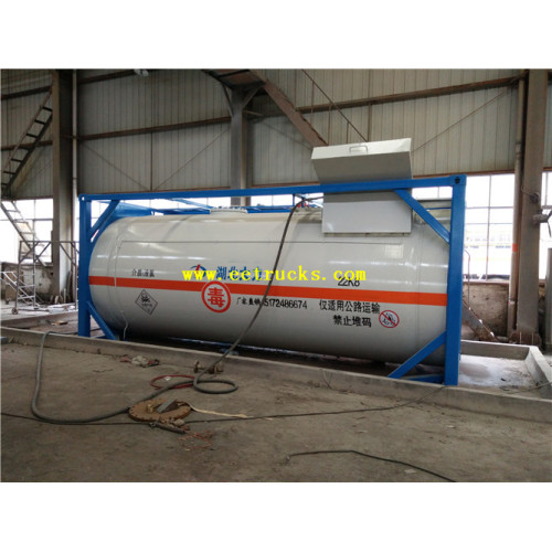 Recipientes de tanque de cloro líquido de 20 pés 22000L